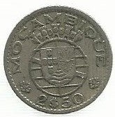 Moçambique - 2$50 1953 (Km# 78)