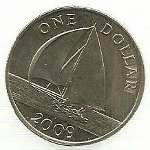 Bermudas - 1 Dolar 2009 (Km# 111)