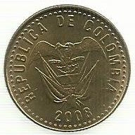 Colombia - 100 Pesos 2008 (Km# 285)