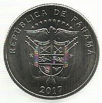 Panamá - 1/4 Balboa 2017 (Km# Novo) Justo Arosemena