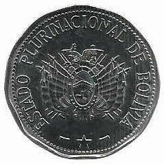 Bolivia - 2 Bolivianos 2017 (Km# Novo) Eduardo Abaroa
