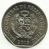 Peru - 1 Sol 2019 (Km# Novo) Mono Ckoro