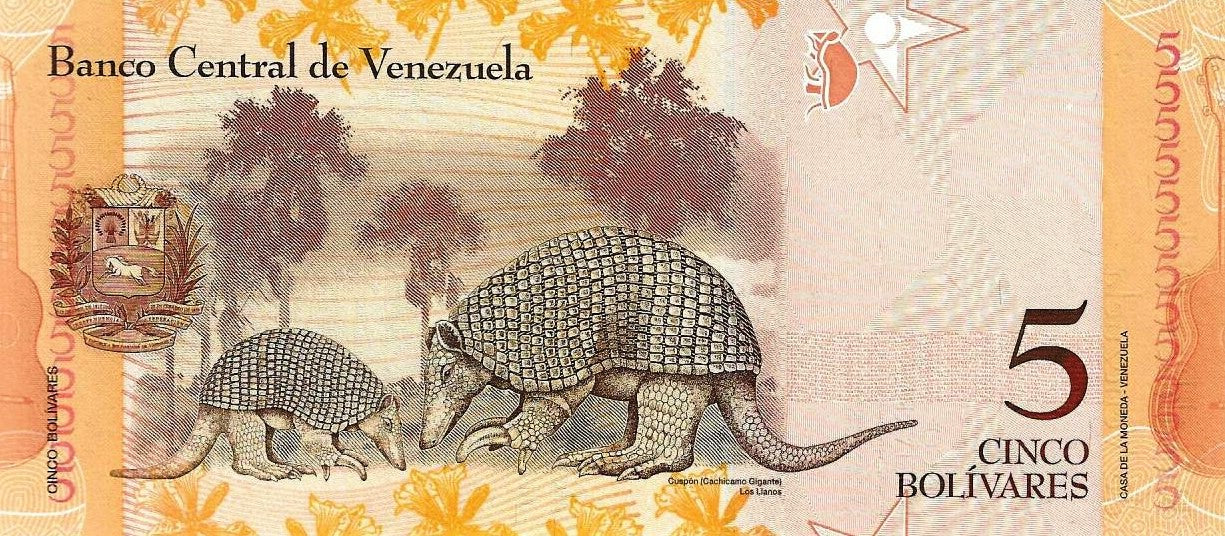 Venezuela - 5 Bolivares 2014 (# 89f)