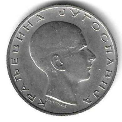 Jugoslavia - 10 Dinara 1938 (Km# 22)