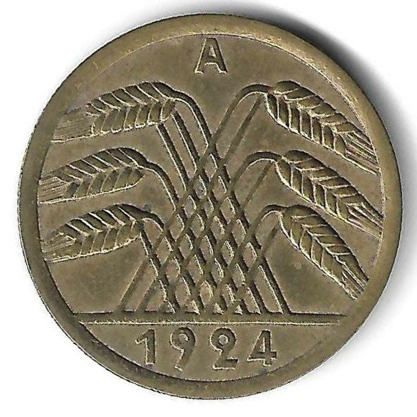 Alemanha - 50 Rentenpfennig 1924 (A)(Km# 34)