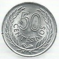 Uruguai - 50 Centesimos 1965 (Km# 45)