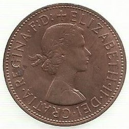 Inglaterra - 1 Penny 1963 (Km# 845)