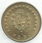 Uruguai - 1 Peso 1965 (Km# 46)