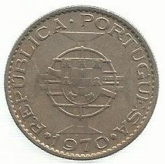 Moçambique - 10$00 1970 (Km# 79b)