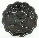 Suazilandia - 5 Centimos 2010 (Km# 48)