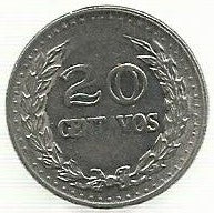 Colombia - 20 Centavos 1972 (Km# 246)