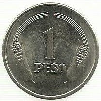 Colombia - 1 Peso 1980 (Km# 258.1)