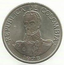 Colombia - 1 Peso 1978 (Km# 258.1)