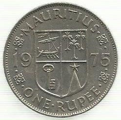 Mauricias - 1 Rupia 1975 (Km# 35)