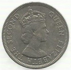 Mauricias - 1 Rupia 1975 (Km# 35)