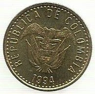 Colombia - 100 Pesos 1994 (Km# 285)