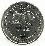 Croacia - 20 Lipa 1993 (Km# 7)