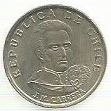 Chile - 1 Escudo 1972 (Km# 197)