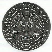 Uzebequistão - 500 Som 2018 (Km# 39)
