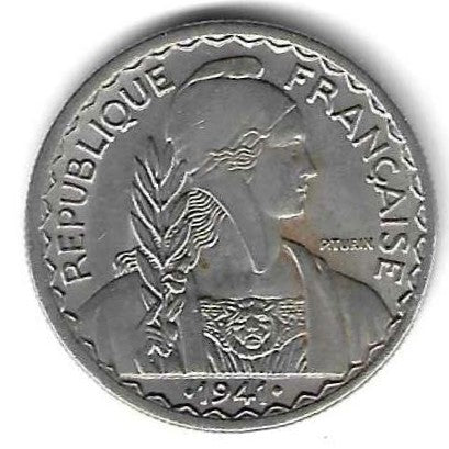 Indochina Francesa - 20 Centimos 1941 (Km# 23a)