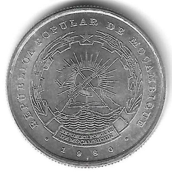 Moçambique - 2,50 Meticais 1980 (Km# 100)
