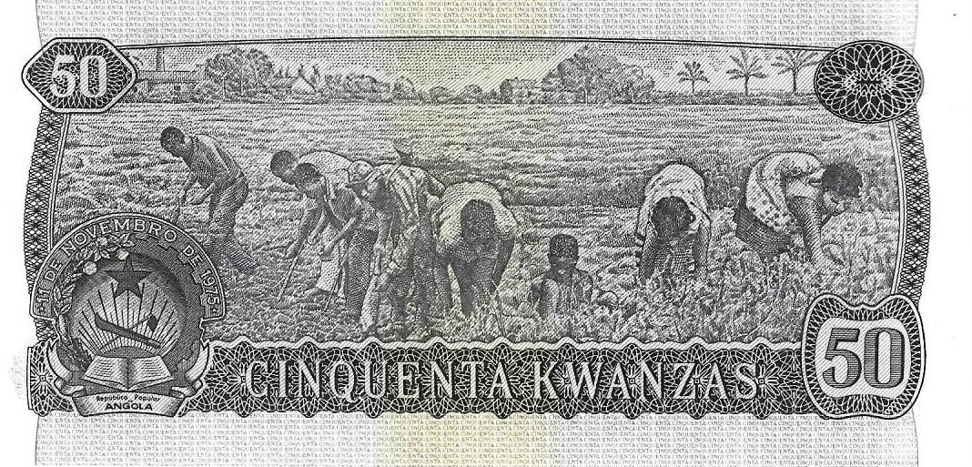 Angola - 50 Kwanzas 1976 (# 110a)