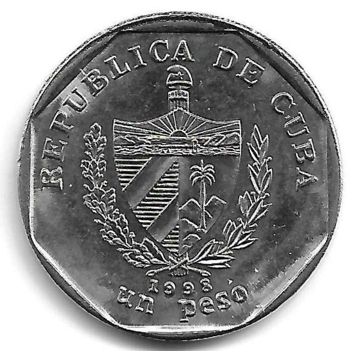 Cuba - 1 Peso 1998 (Km# 579)