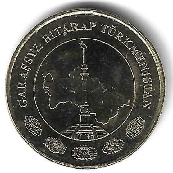 Turquemenistão - 10 Manat 2009 (Km# 98)