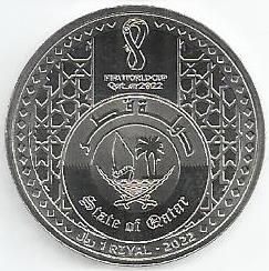 Qatar - 1 Riyal 2022 (Km# 97) Al Bayt