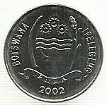 Botswana - 10 Thebe 2002 (Km# 27)