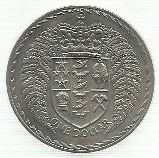 Nova Zelandia - 1 Dolar 1972 (Km# 38)