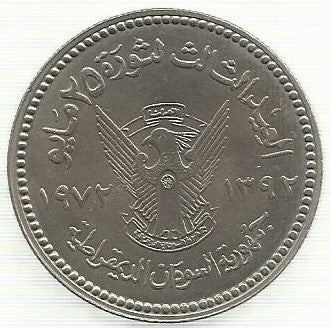Sudão - 50 Girsh 1972 (Km# 56) Fao