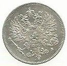 Finlandia - 25 Pennia 1916 (S)(Km# 6)