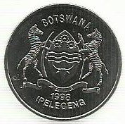 Botswana - 50 Thebe 1998 (Km# 29)