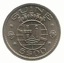 Guiné - 5$00 1973 (Km# 15)