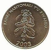 Ruanda - 5 Amafranga 2003 (Km# 23)