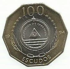 Cabo Verde - 100$00 1994 (Km# 38) Saião