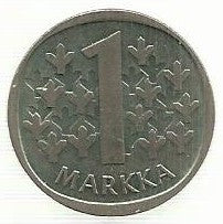 Finlandia - 1 Markka 1984 (Km# 49a)