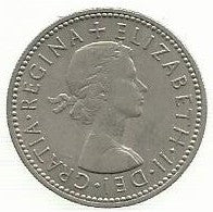 Inglaterra - 1 Shilling 1961 (Km# 904)