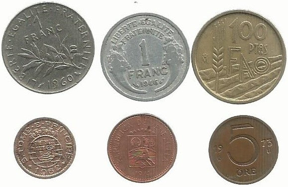 Moeda estrangeira - Várias