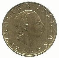 Italia - 200 Liras 1997 (Km# 186)