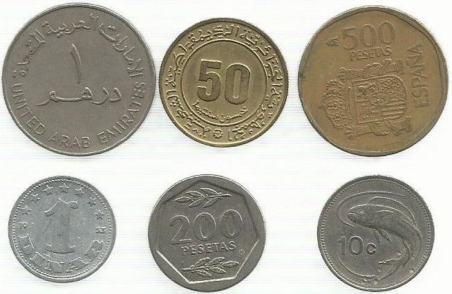 Moeda estrangeira - Várias