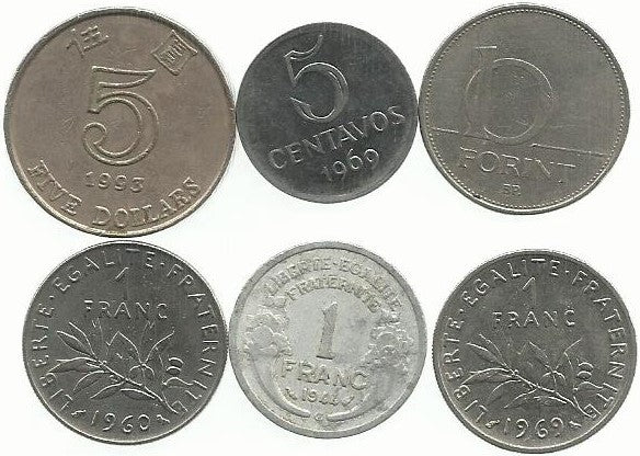 Moeda estrangeira - Várias