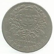 Cabo Verde - 50 Centavos 1930 (Km# 4)