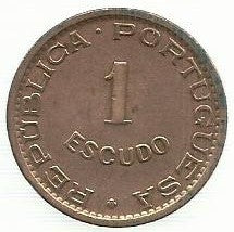 Moçambique - 1$00 1965 (Km# 82)
