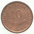 Moçambique - 10 Centavos 1960 (Km# 83)