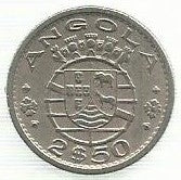 Angola - 2$50 1967 (Km# 77)
