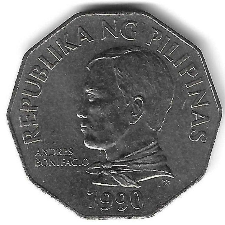 Filipinas - 2 Piso 1990 (Km# 244)