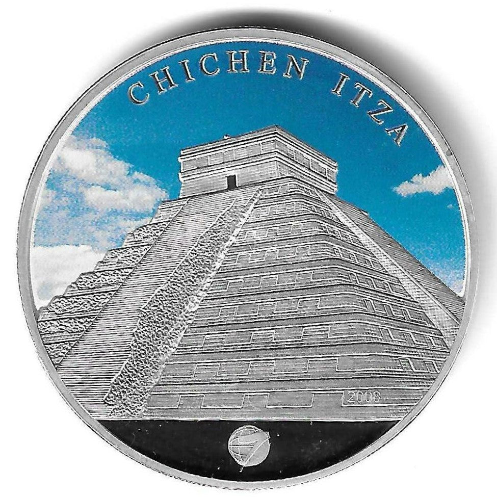 Mongolia - 100 Tugrik 2008 (Km# 307.2) Chichen Itza