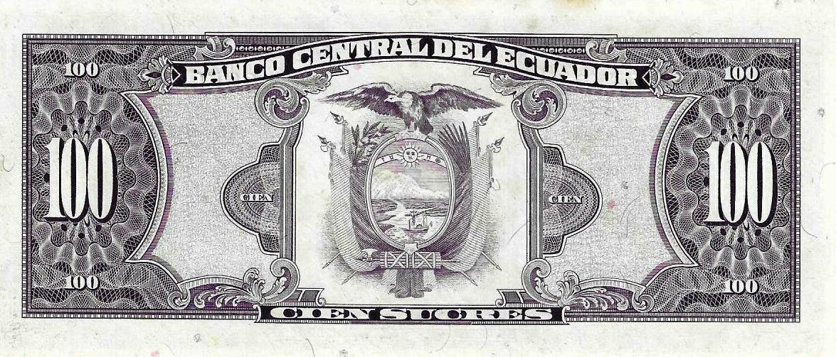 Equador - 100 Sucres 1988 (# 123Aa)